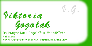 viktoria gogolak business card
